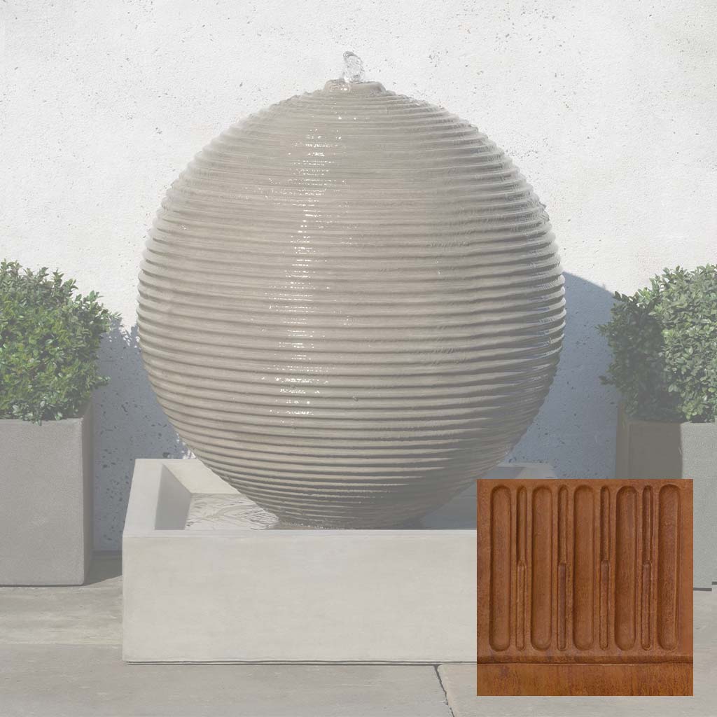 Ribbed Sphere Fountain