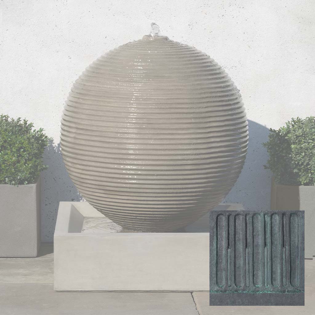 Ribbed Sphere Fountain