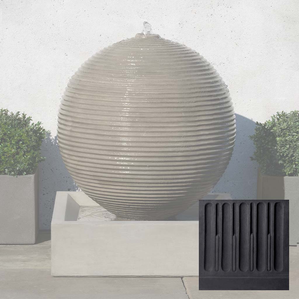 Ribbed Sphere Fountain