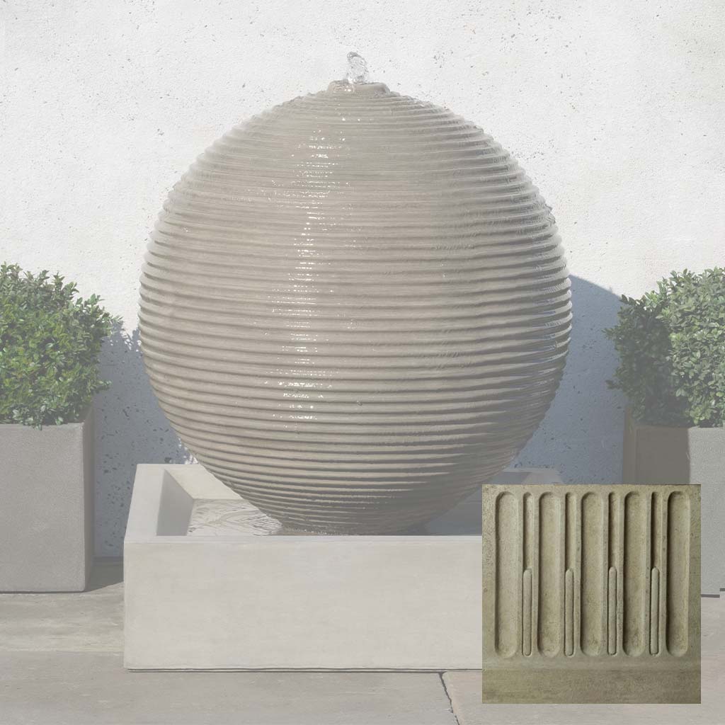 Ribbed Sphere Fountain