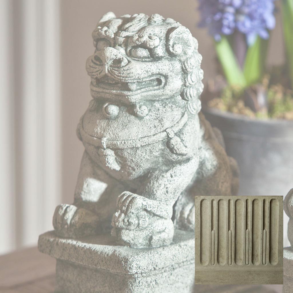 Small Temple Foo Dog Left