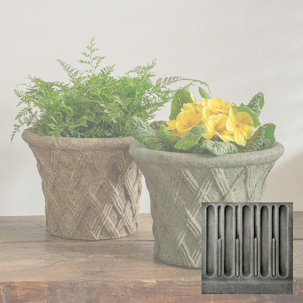 Antique Lattice Planter