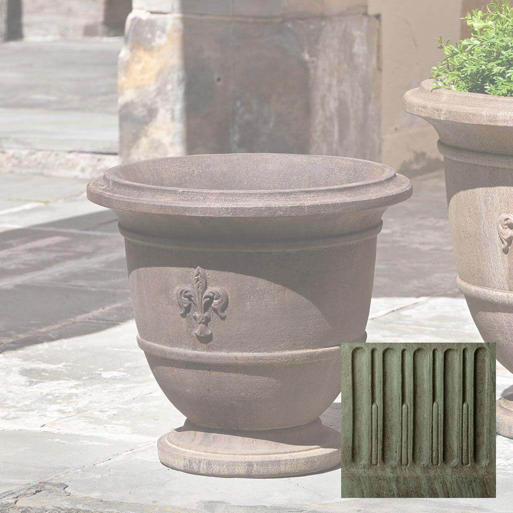 Fleur de Lis Small Urn