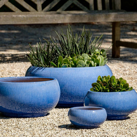 Misha Planter - Marrakesh Blue - S/4