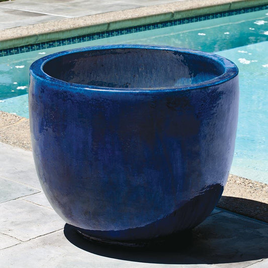 Lg Sem Planter - Riviera Blue
