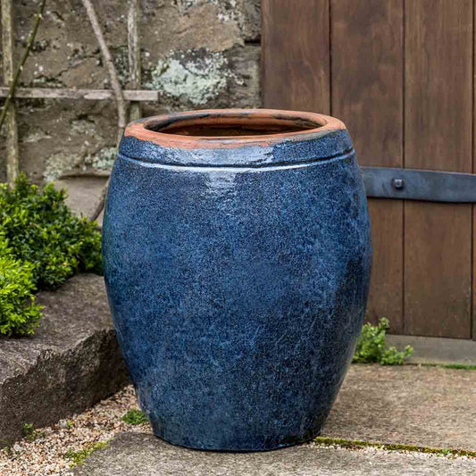 Olive Jar - Rustic Blue - S/1