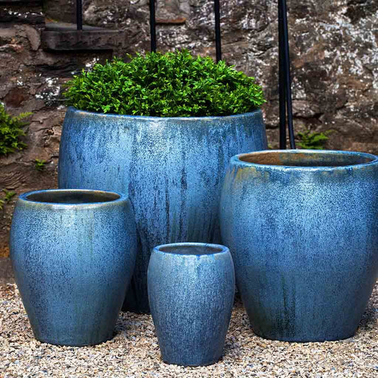 Chantal Planter - Blue Pearl - S/4