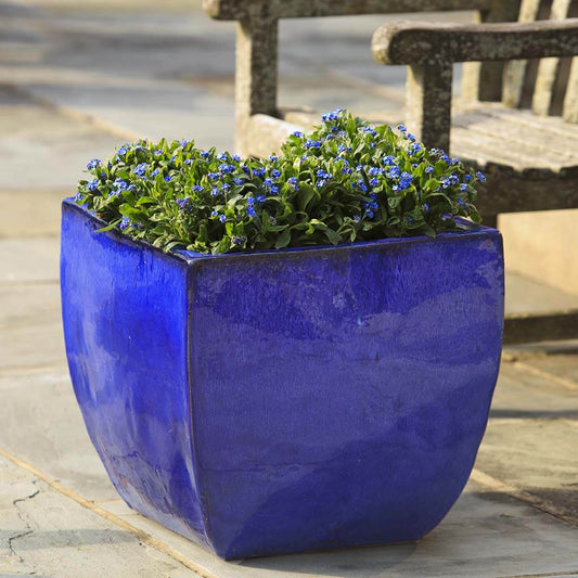 Obsit Square Planter - Riviera Blue - S/3