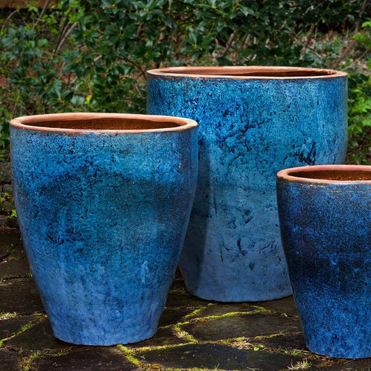 Tharabar Planter - Rustic Blue - S/3