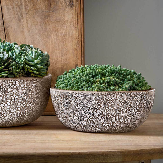 Chrysanthemum Bowl - Coffee - S/4