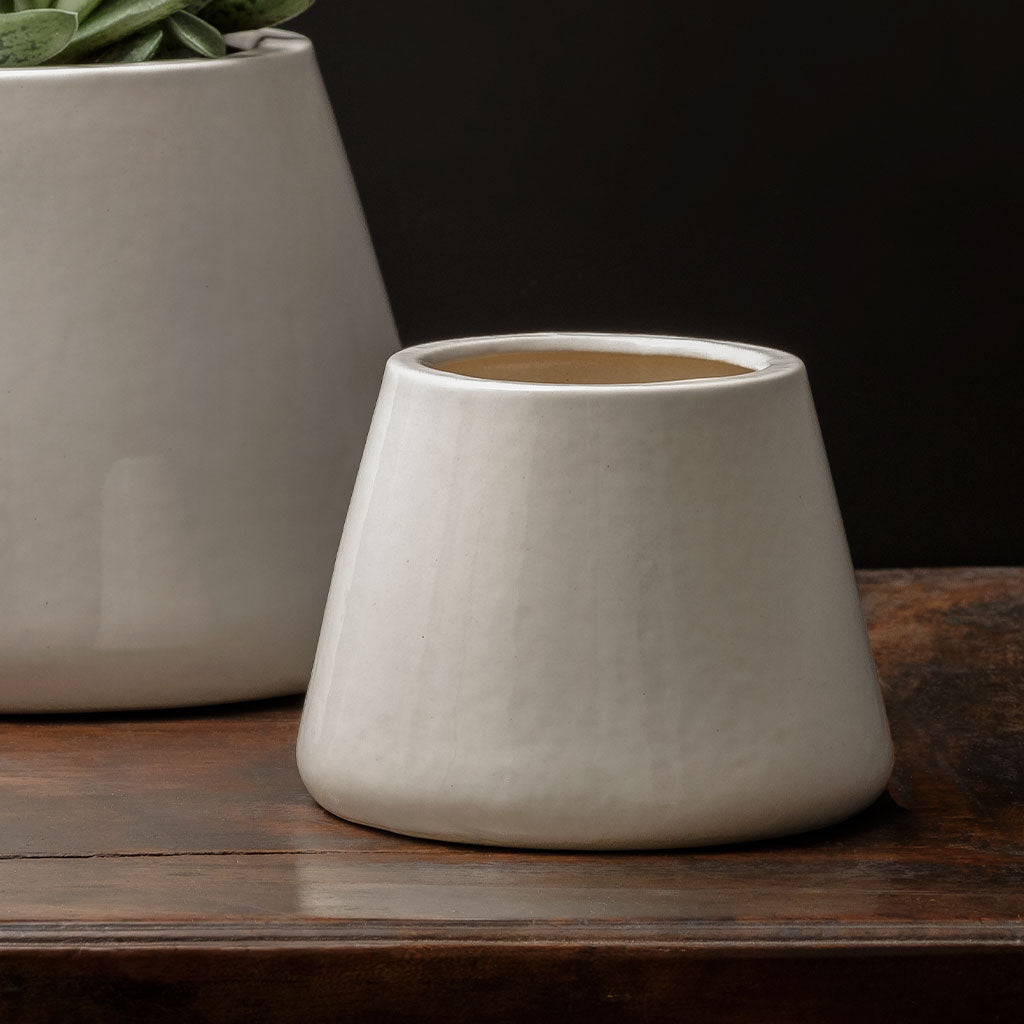 Artisan Pot, Small - Shiny White - S/6