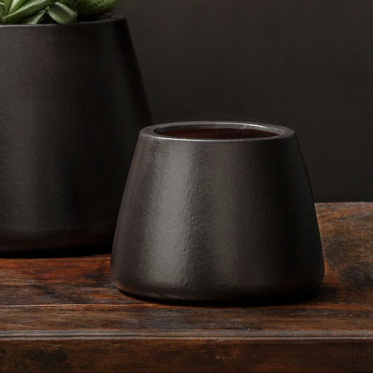 Artisan Pot, Small - Matte Black - S/6