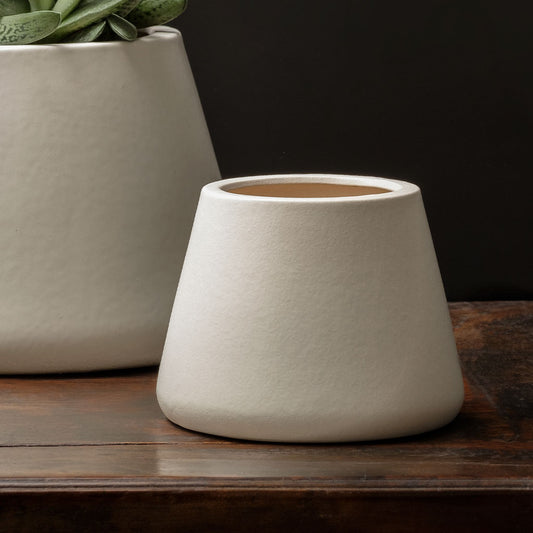 Artisan Pot, Small - Matte White - S/6