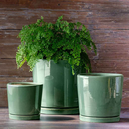 I/O 2 Cylinder Planter - Sea Green - S/3