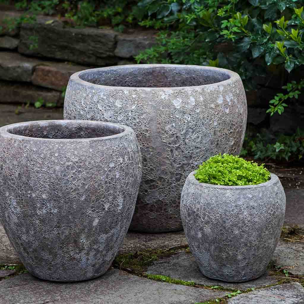 Symi Planter - Angkor Grey - S/3