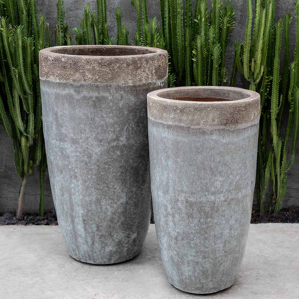 Orion Planter - Beachcomber Grey Mist - S/2
