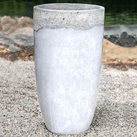 Ixtapa Planter - Beach Comber White - S/2