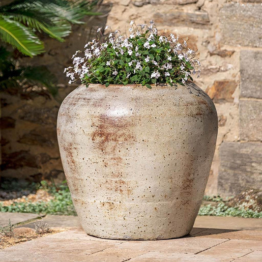 Cavaillon Jar - Crema Antico - S/1