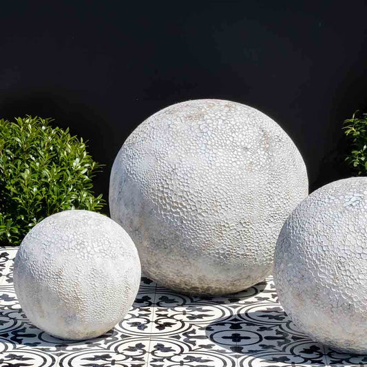 Angkor Spheres - White Coral - S/3