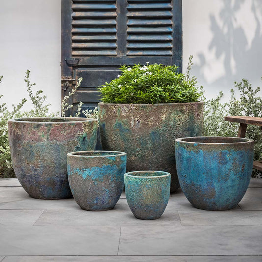 Apero Planter - Blue Verdigris - S/5