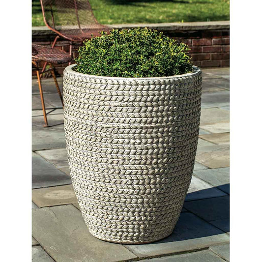 Sisal Weave Planter, Tall - Cream - S/3