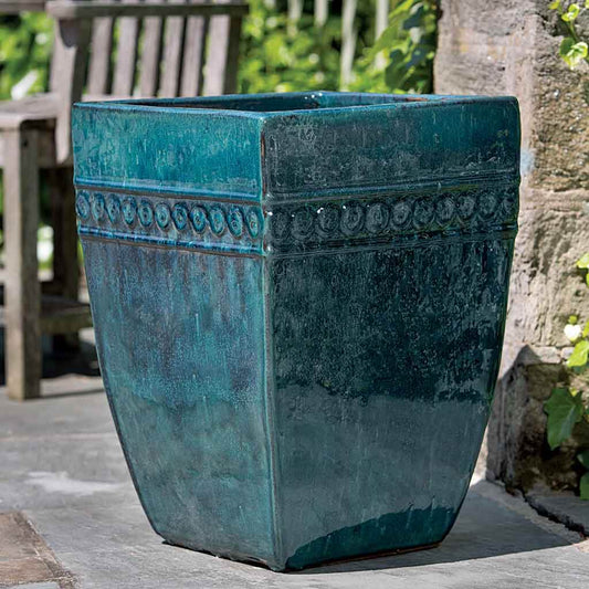 Borsa Planter, Square - Indigo Rain - S/3