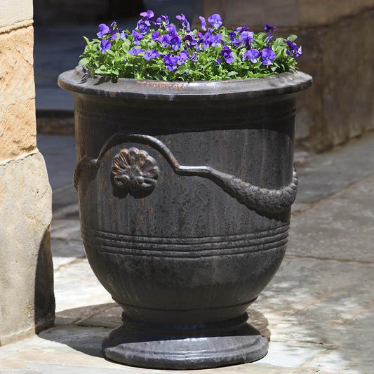 Coquille Anduze Urn - Antique Glaze - S/3