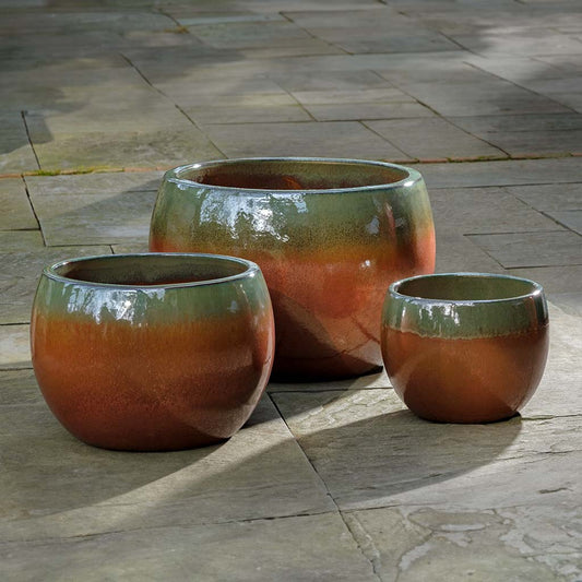 Serres Planter - Falling Green Sierra - S/3
