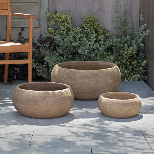 Woodstock Bowl - Brown Terra Cotta - S/3