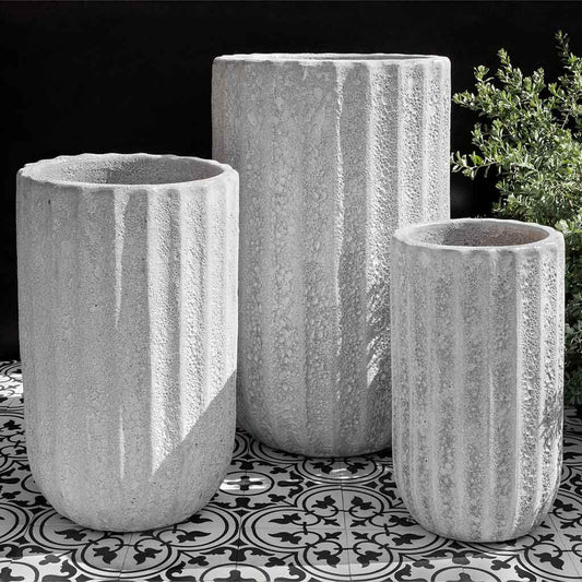 Maris Planter, Tall - White Coral - S/3