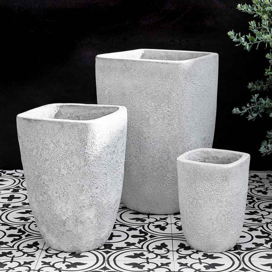 Teo Planter - White Coral - S/3