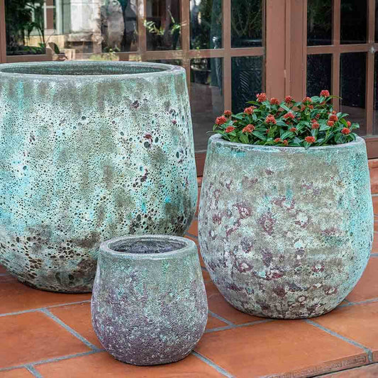 Baleares Planter - Verdigris - S/3