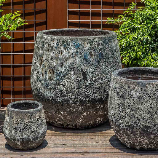 Baleares Planter - Fossil Grey - S/3