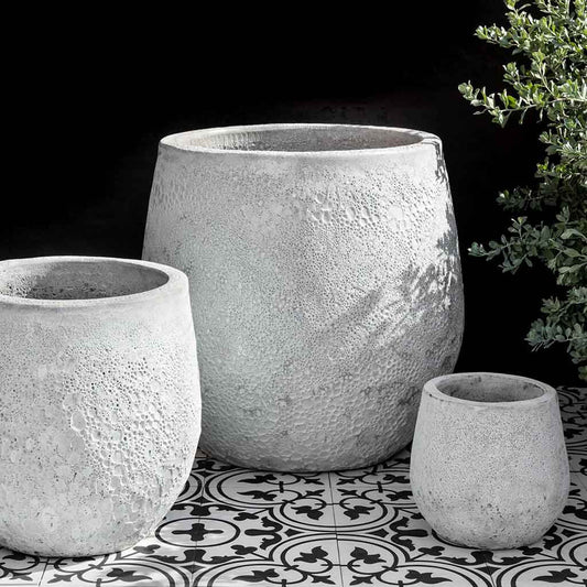 Baleares Planter - White Coral - S/3