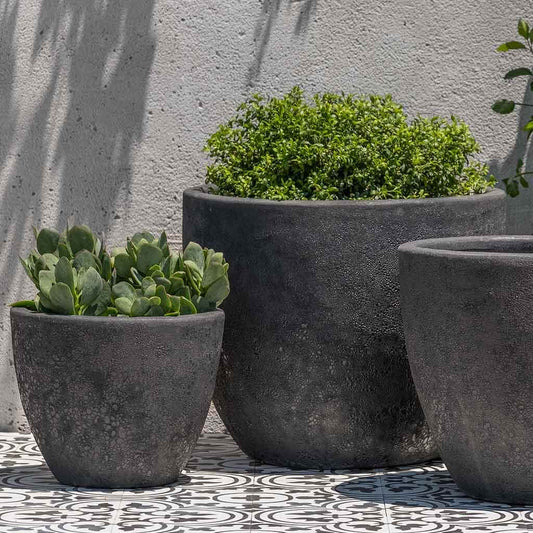 Caipirinha Planter - Volcanic  Coral - S/3