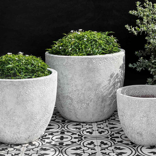 Caipirinha Planter - White Coral - S/3