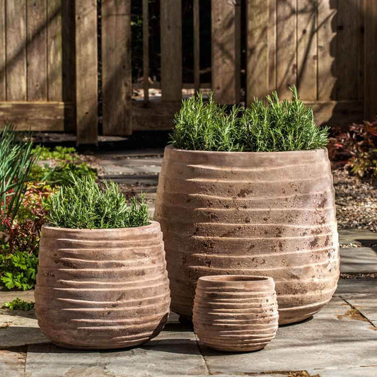 Ipanema Planter - Antico Terra Cotta  - S/3