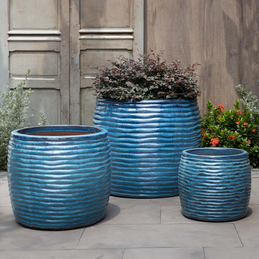 Montauk Planter, Tall - Mediterranean - S/3