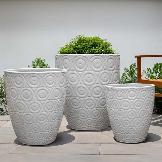 Benicio Planter - Antique White - S/3
