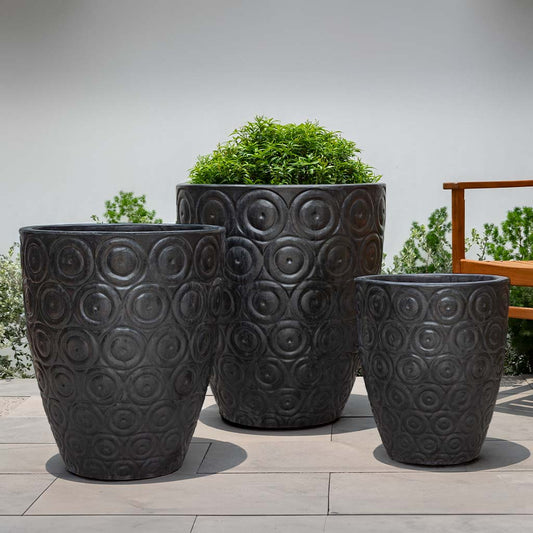 Benicio Planter - Graphite - S/3