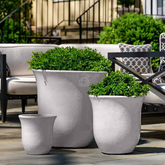 Campana Planter - Antique White - S/3