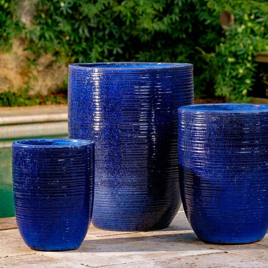 Riga Planter - Riviera Blue - S/3