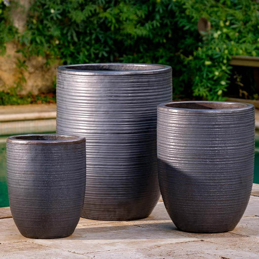 Riga Planter - Graphite - S/3