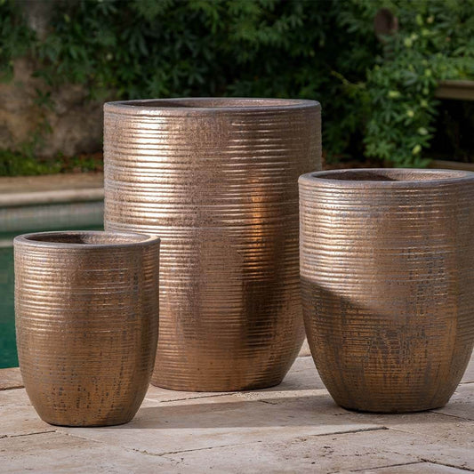 Riga Planter - Bronze - S/3
