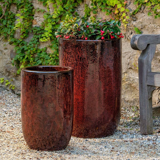Merlot Planter - Bordeaux - S/2