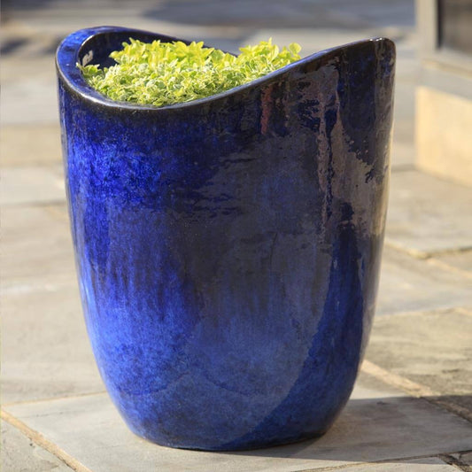 Tall Sorriso Planter - Riviera Blue - S/3