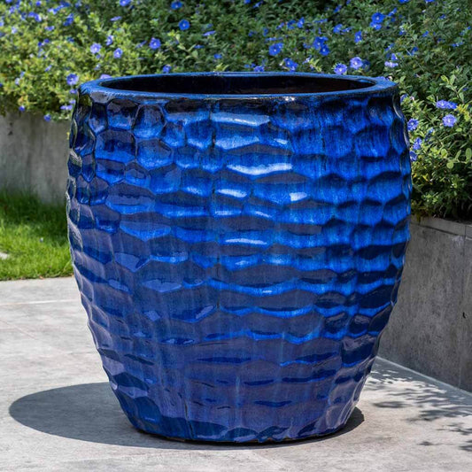 Kowloon Planter - Riviera Blue - S/2