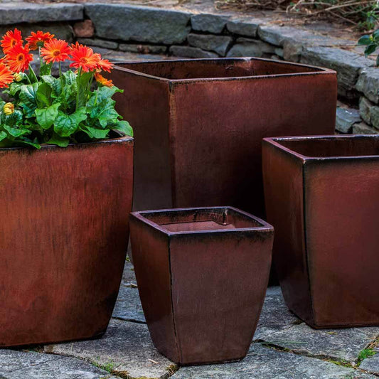 Blake Planter - Maple Red - S/4