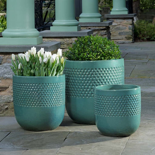 Banded Coin Pot - Glacier Green - S/3