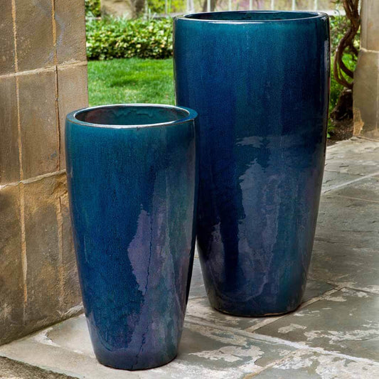 Rioja Planter - Indigo Rain - S/2